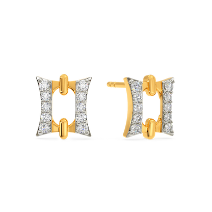 Chainsual Diamond Earrings