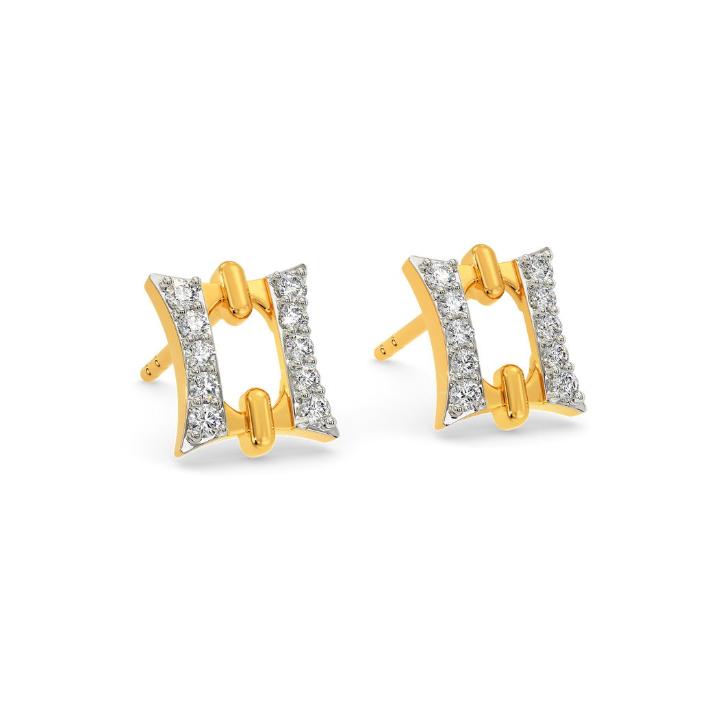 Chainsual Diamond Earrings