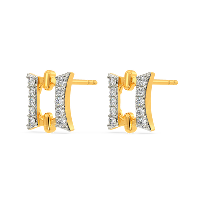 Chainsual Diamond Earrings