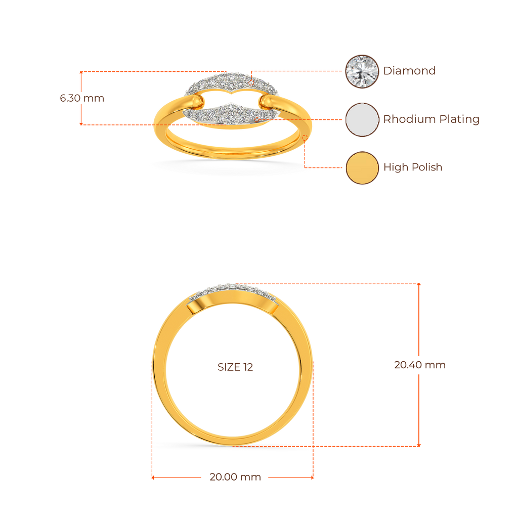 Chainology Diamond Rings