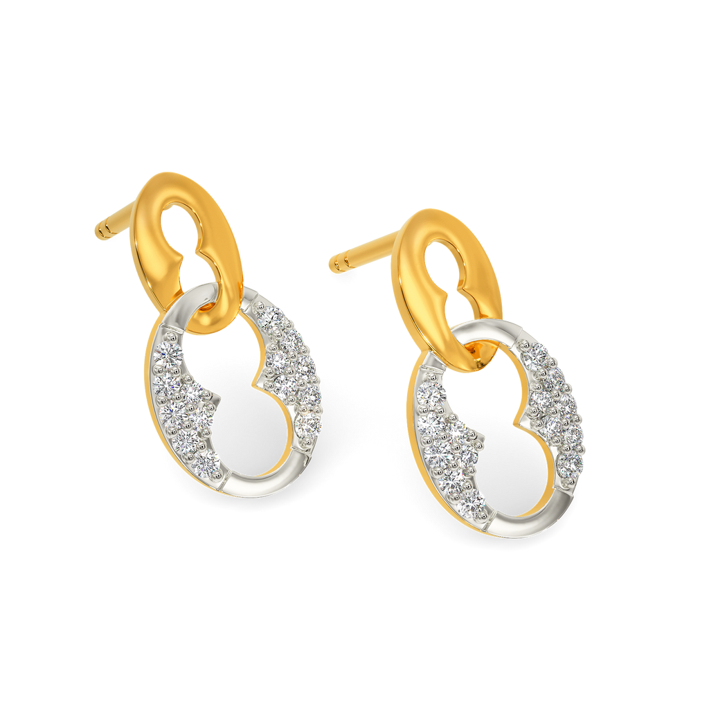 Chainology Diamond Earrings