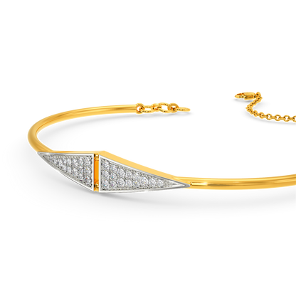 String Connection Diamond Bangles