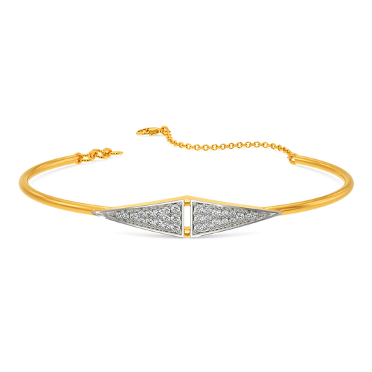 String Connection Diamond Bangles