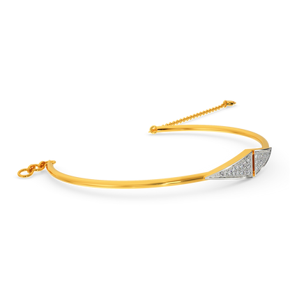 String Connection Diamond Bangles