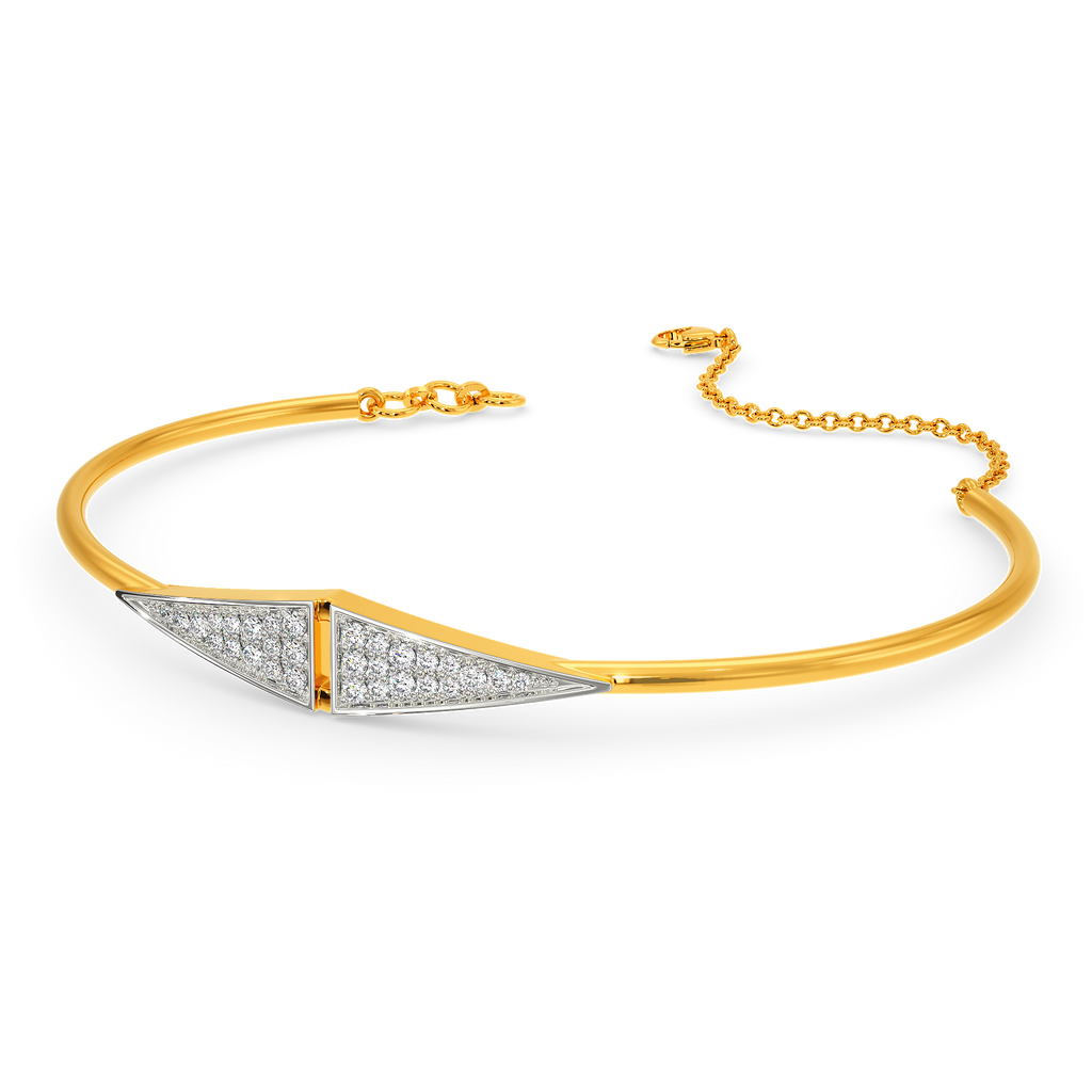 String Connection Diamond Bangles