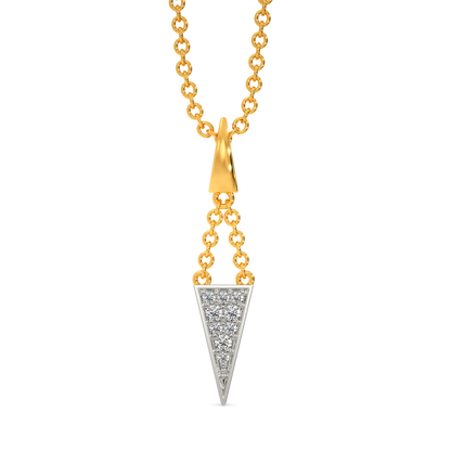 String Connection Diamond Pendants