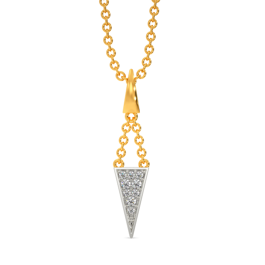 String Connection Diamond Pendants