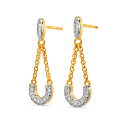 Show Some Strings Diamond Earrings