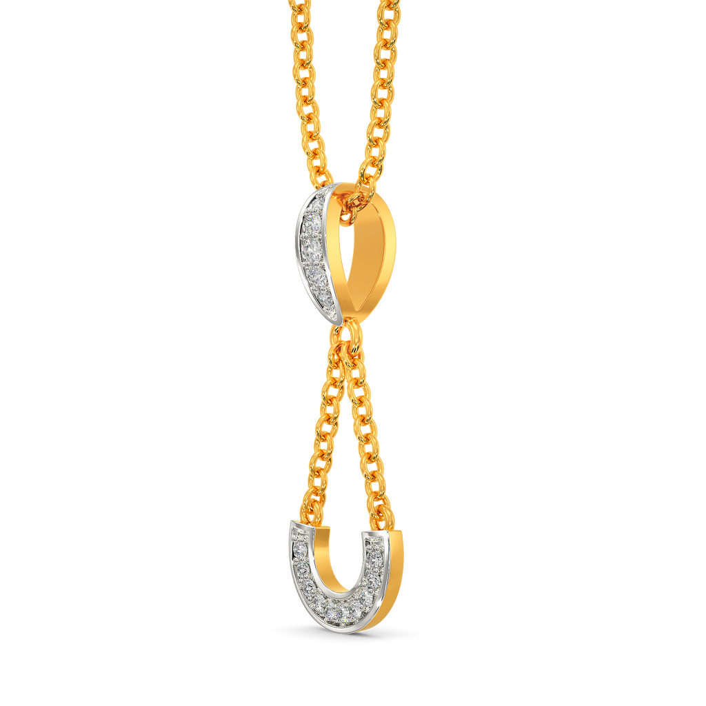 Show Some Strings Diamond Pendants