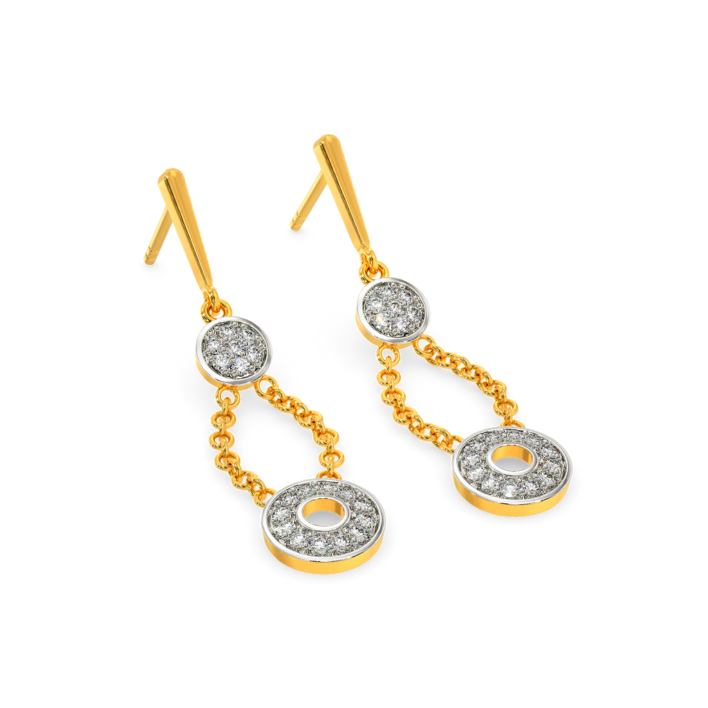 String Show Diamond Earrings