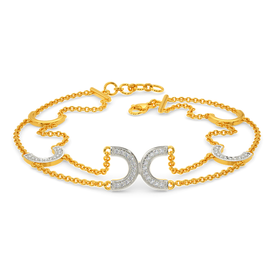 Stringed Together Diamond Bracelets