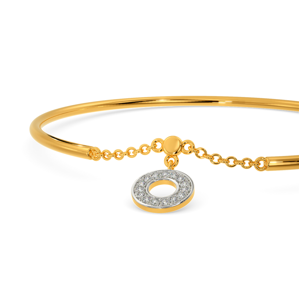 Love String Diamond Bangles