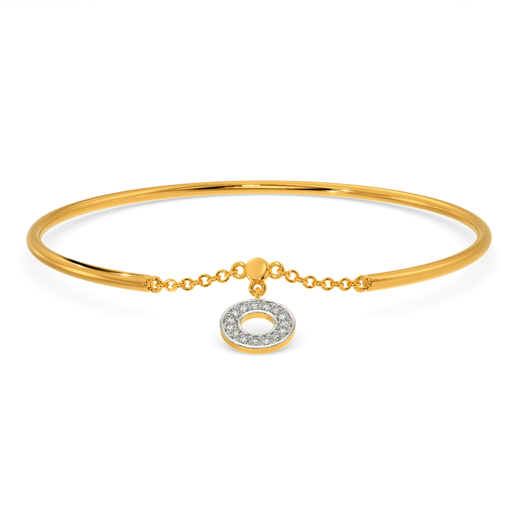 Love String Diamond Bangles