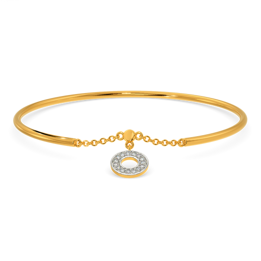 Love String Diamond Bangles
