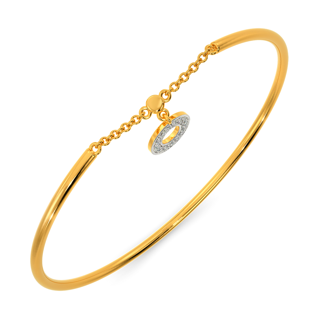 Love String Diamond Bangles