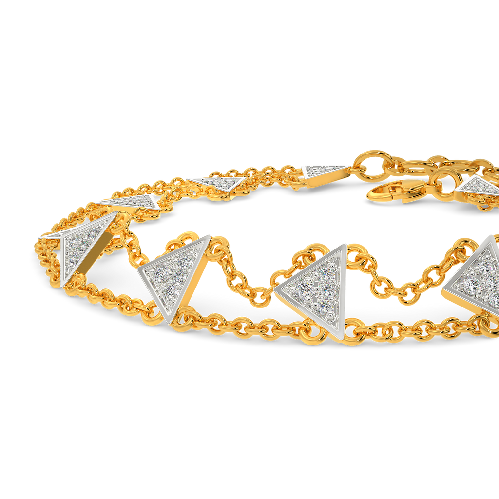 Struck A String Diamond Bracelets