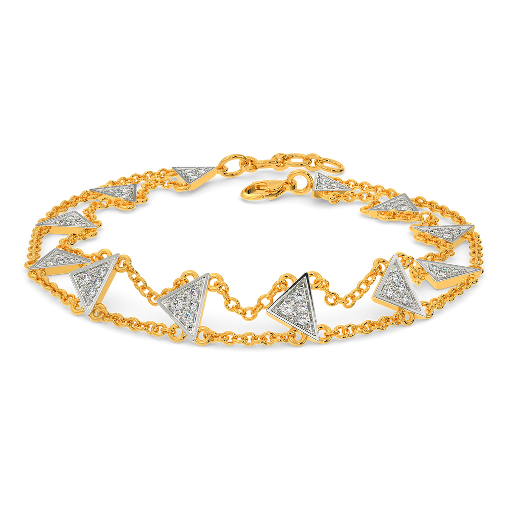 Struck A String Diamond Bracelets