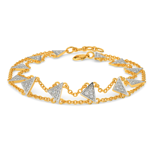 Struck A String Diamond Bracelets