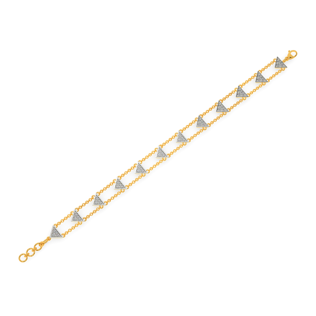 Struck A String Diamond Bracelets