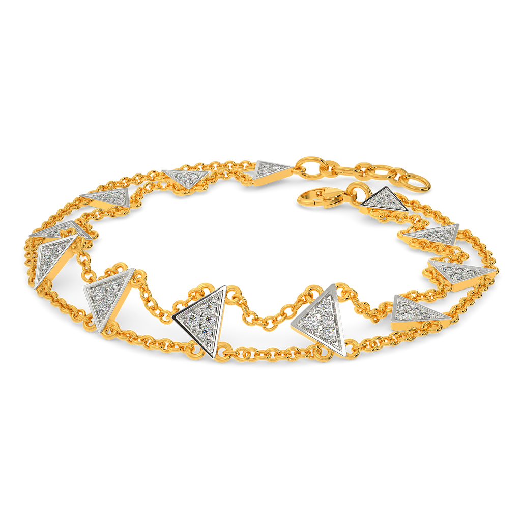 Struck A String Diamond Bracelets