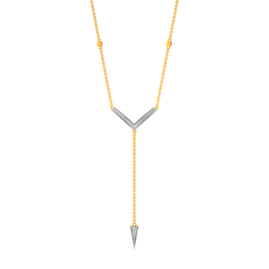 Struck A String Diamond Necklaces