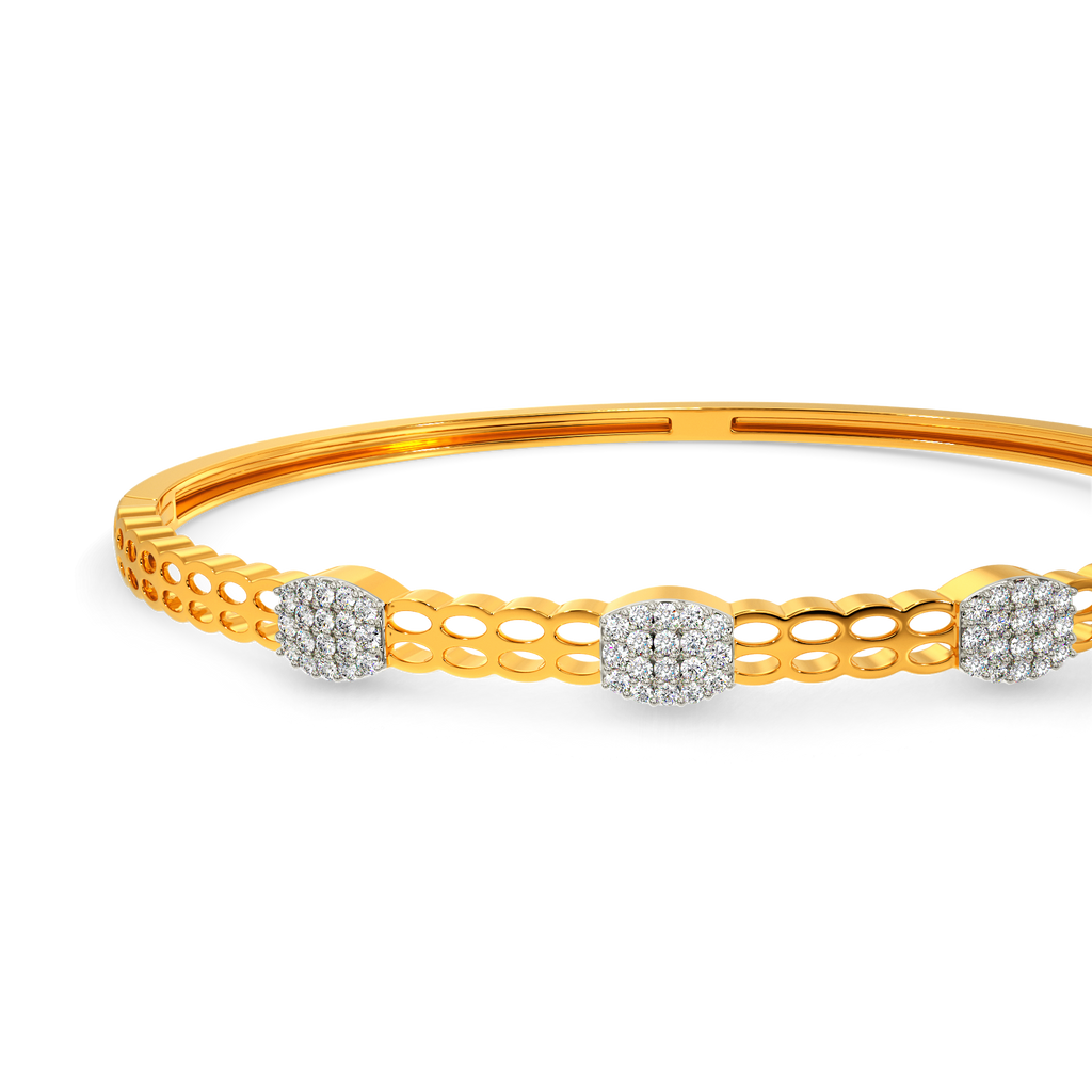 Knitted Drama Diamond Bangles