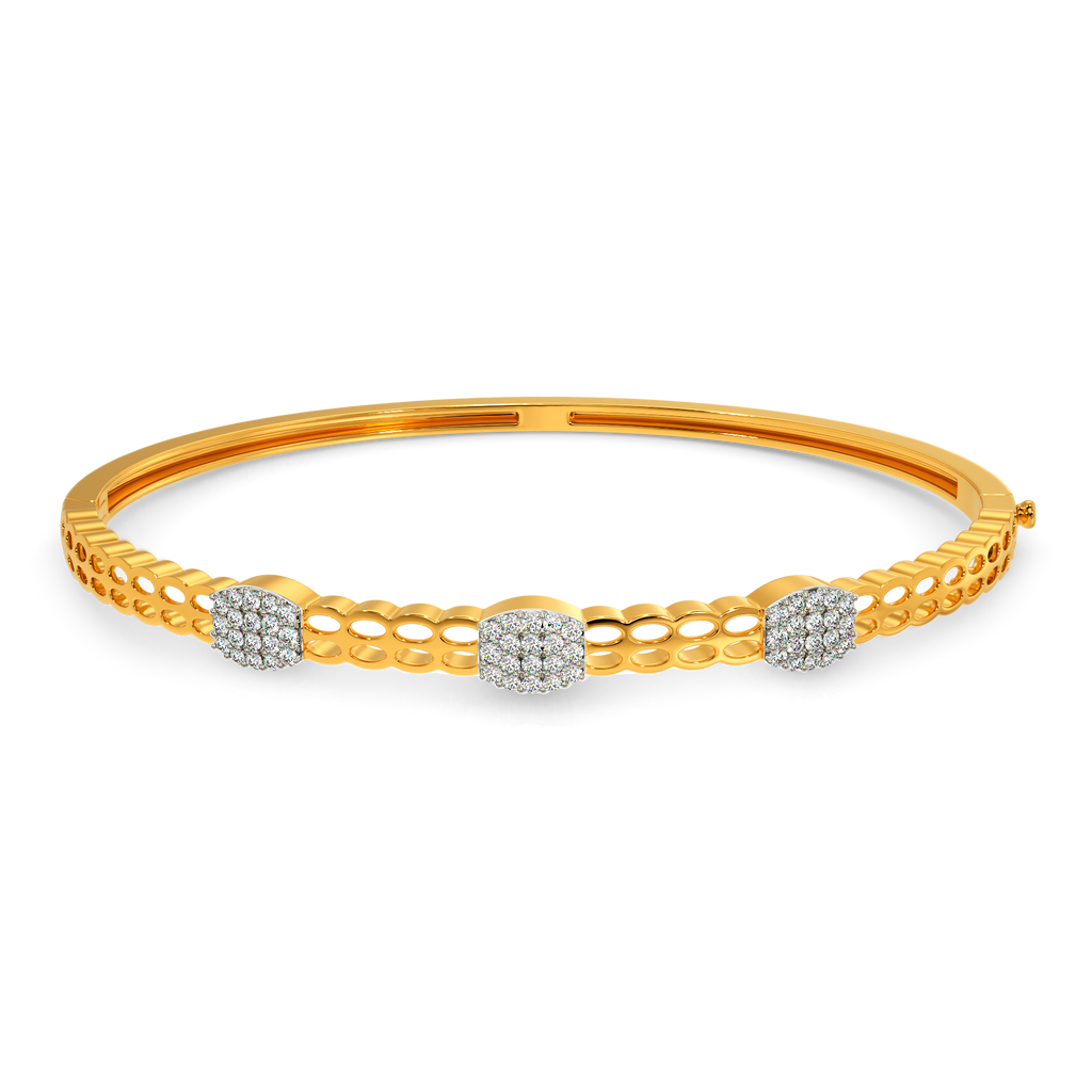 Knitted Drama Diamond Bangles