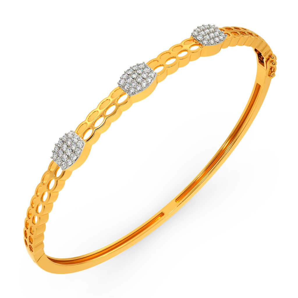 Knitted Drama Diamond Bangles