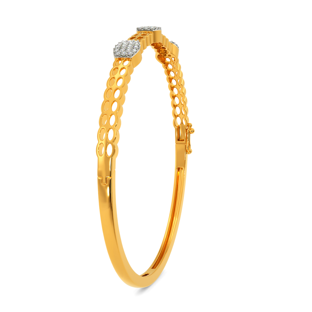 Knitted Drama Diamond Bangles