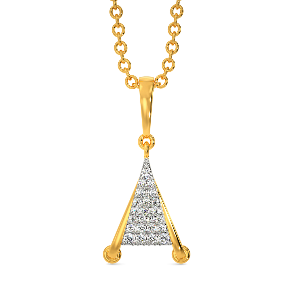 Knot Tied Diamond Pendants