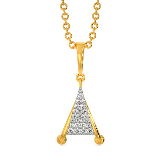 Knot Tied Diamond Pendants