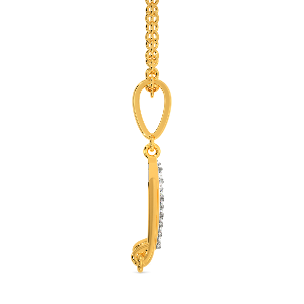 Knot Tied Diamond Pendants