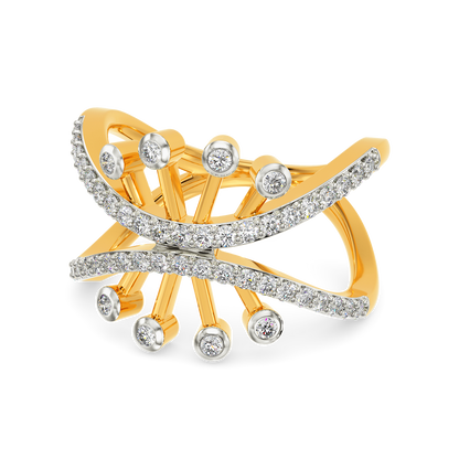 Lacy Shim  Diamond Rings