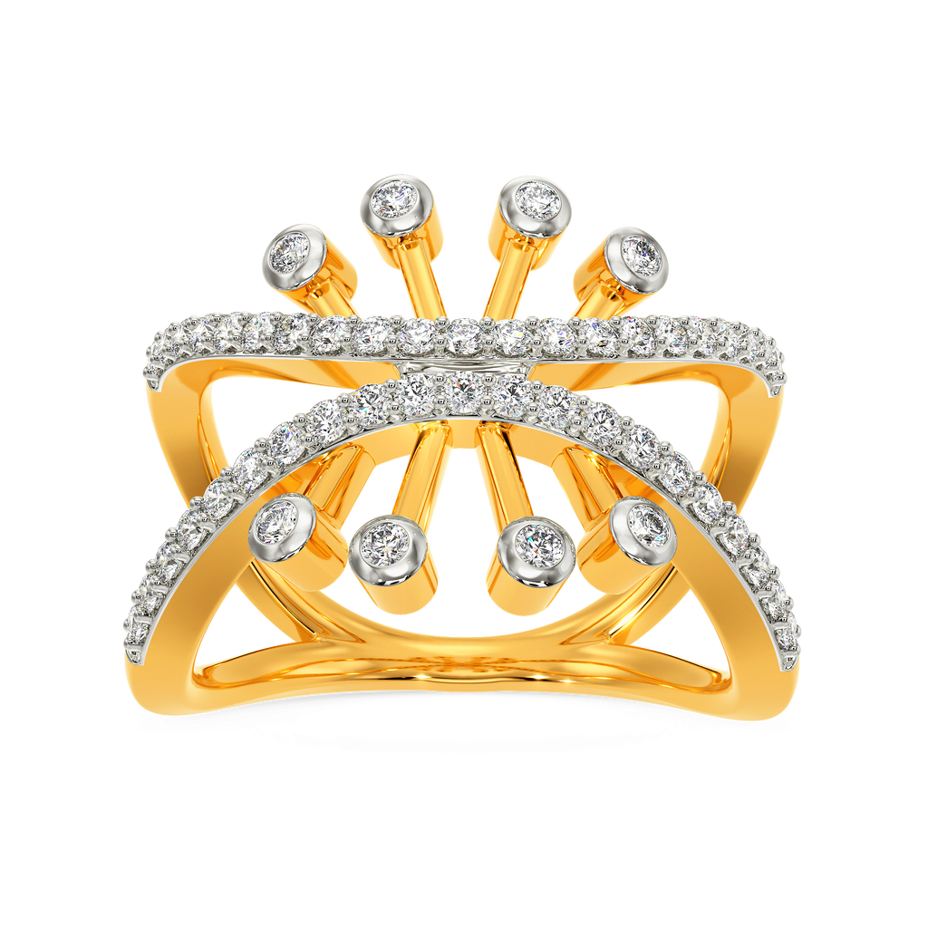 Lacy Shim  Diamond Rings