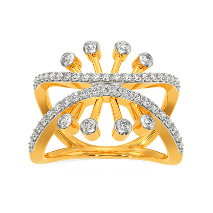 Lacy Shim  Diamond Rings