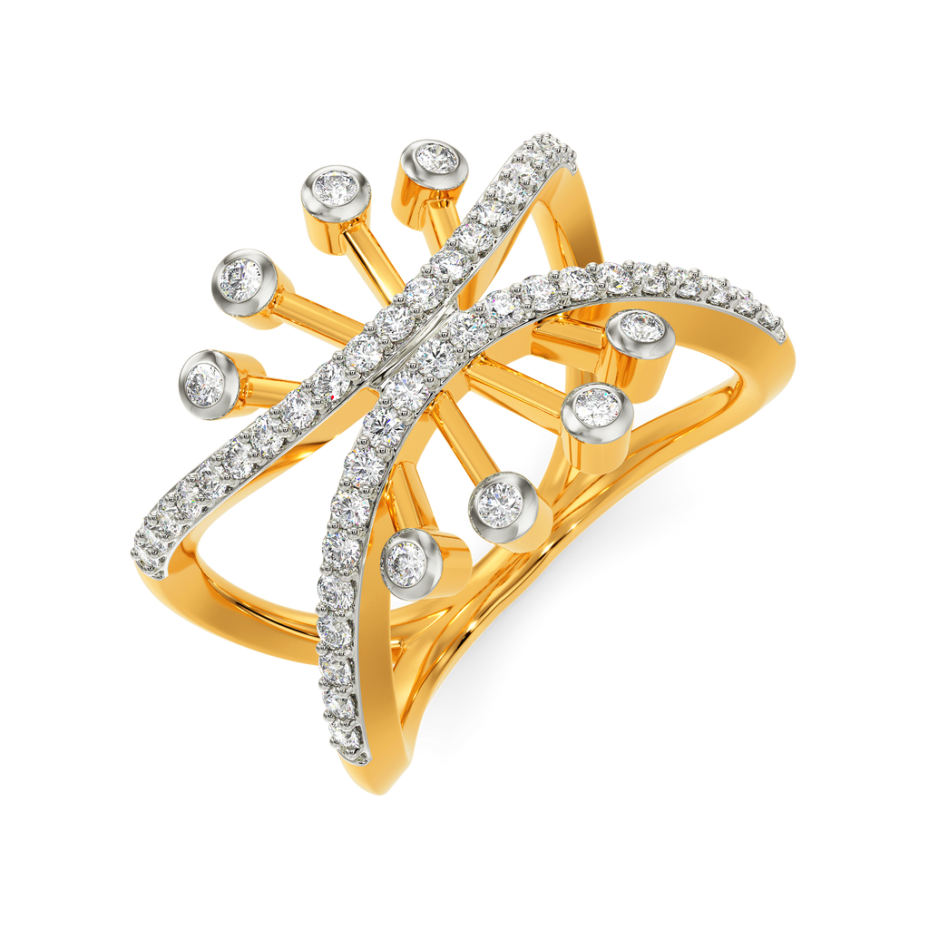 Lacy Shim  Diamond Rings