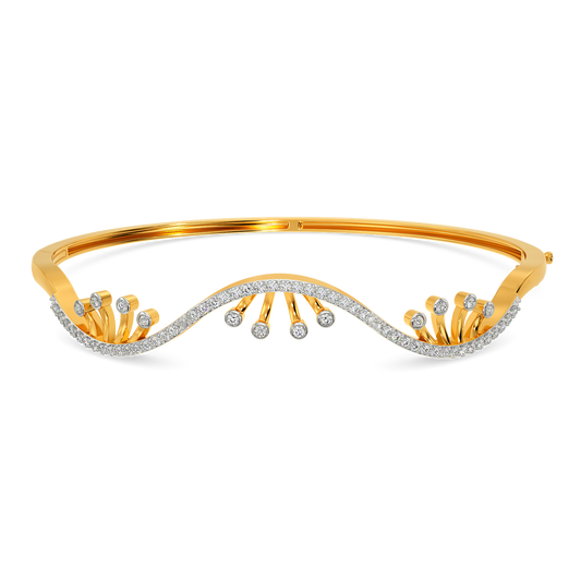 Lacy Shim  Diamond Bangles
