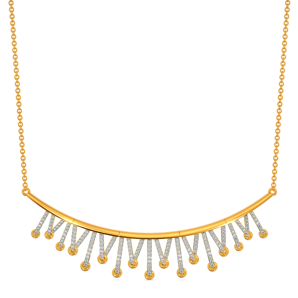 Lace Drama Diamond Necklaces
