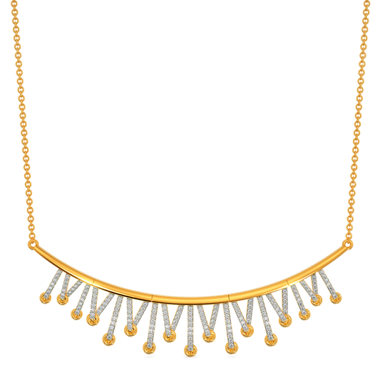 Lace Drama Diamond Necklaces