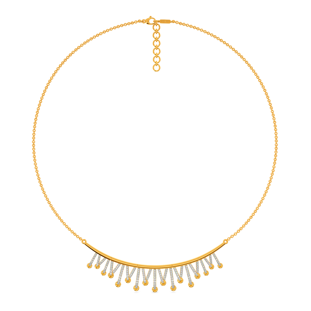 Lace Drama Diamond Necklaces