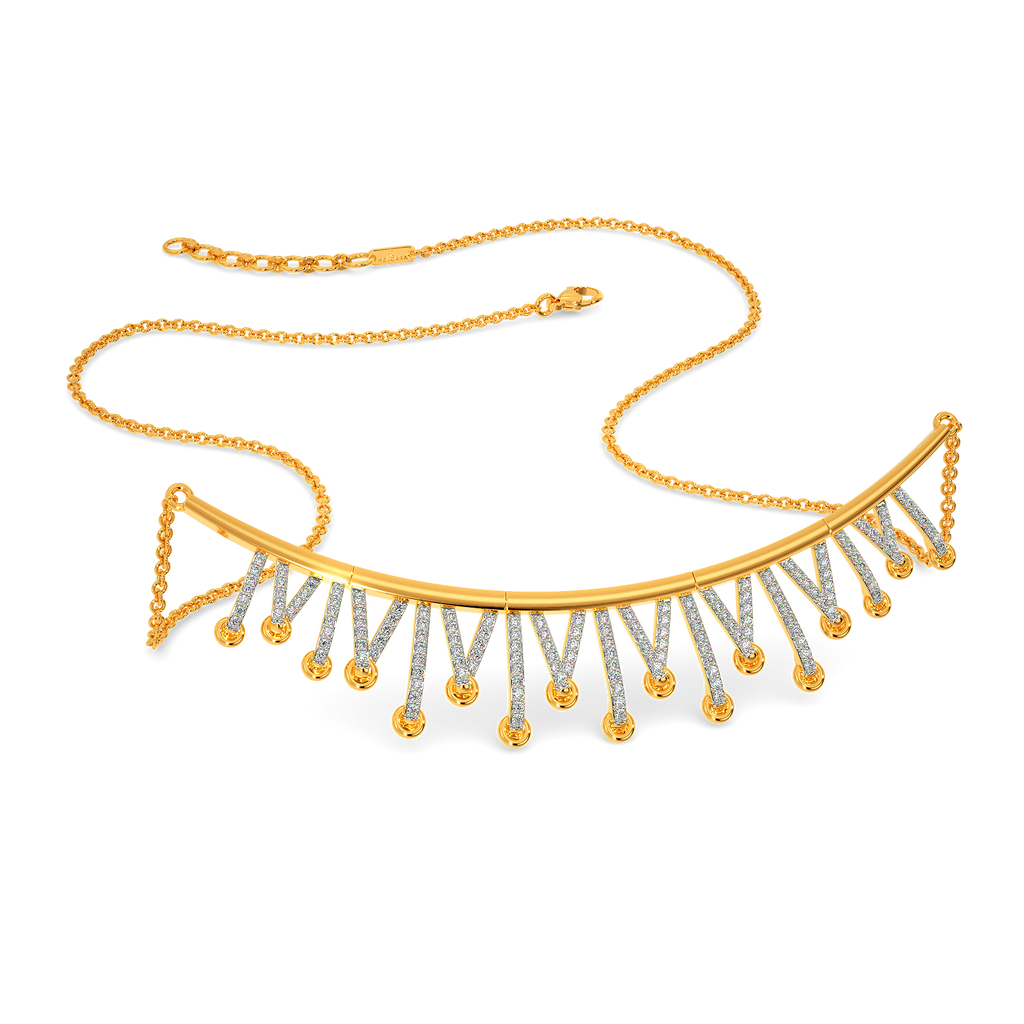 Lace Drama Diamond Necklaces