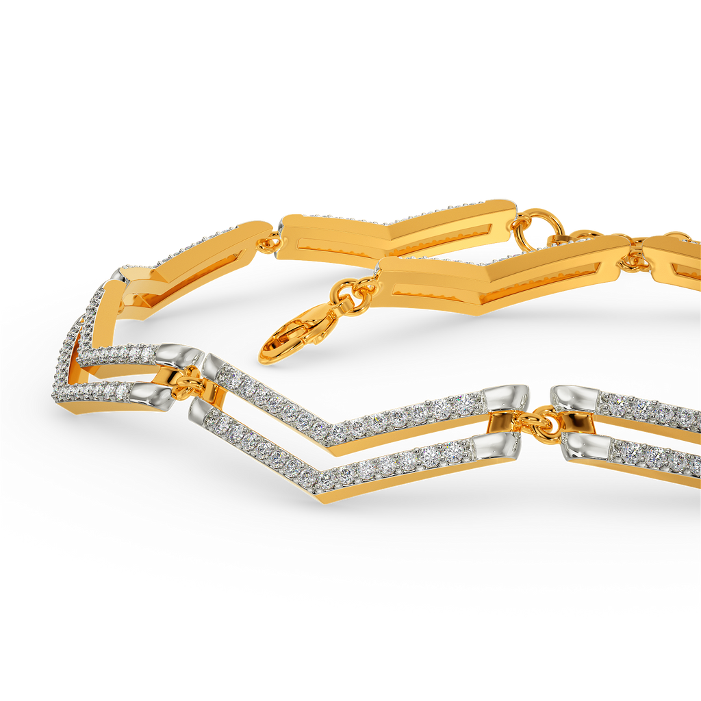 In A Lacy Mood Diamond Bracelets