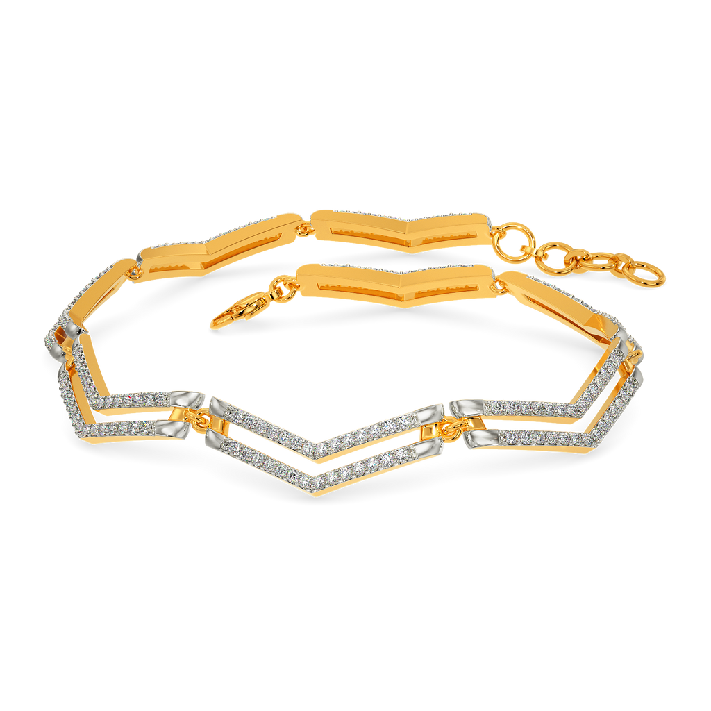 In A Lacy Mood Diamond Bracelets
