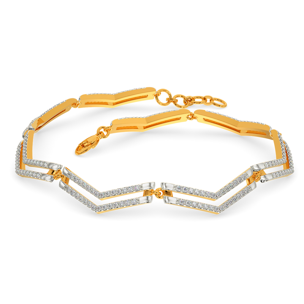 In A Lacy Mood Diamond Bracelets