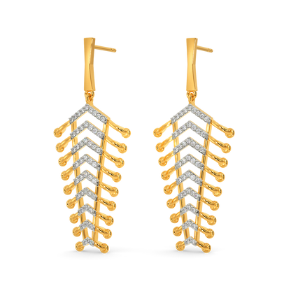 In A Lacy Mood Diamond Earrings