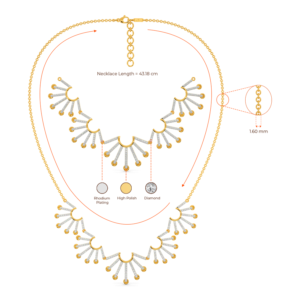 Lacely Diamond Necklaces