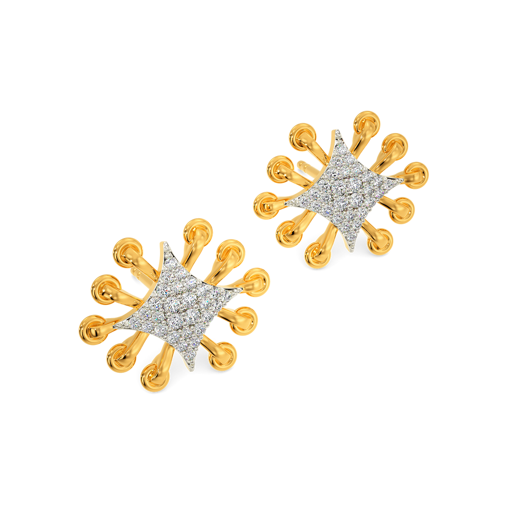Lace About It  Diamond Earrings