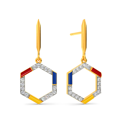 Varsity Showcase Diamond Earrings