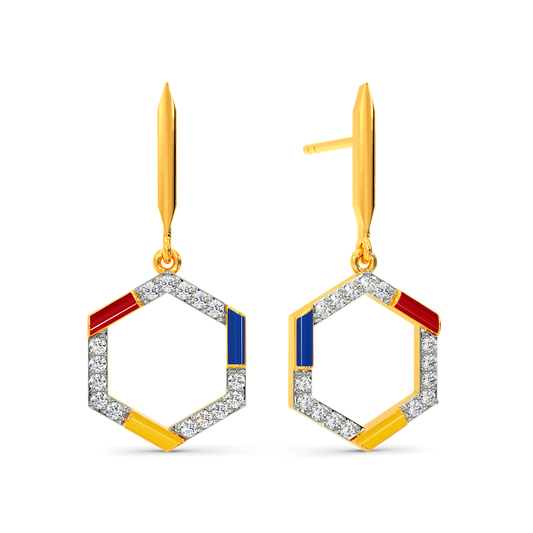 Varsity Showcase Diamond Earrings