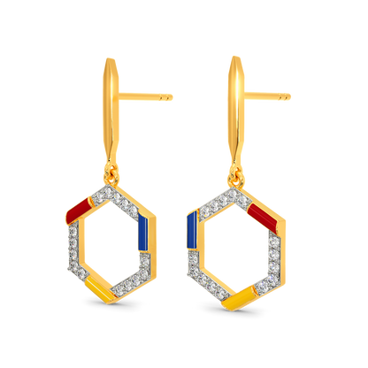 Varsity Showcase Diamond Earrings